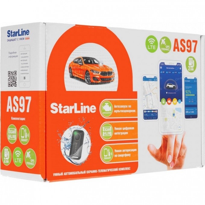 Сигнализация STARLINE AS97 2SIM LTE-GPS 40823 Сигнализация STARLINE AS97 2SIM LTE-GPS 40823